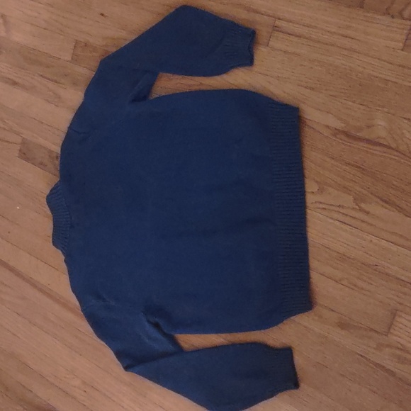 Men's Polo Ralph Lauren Blue Zip-Up Sweater Size LARGE - Picture 6 of 8